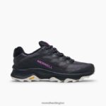 Moab Speed (J135404) Merrell Women 8VV6P816 Shoes Black - Image 2