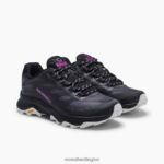 Moab Speed (J135404) Merrell Women 8VV6P816 Shoes Black - Image 5
