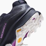Moab Speed (J135404) Merrell Women 8VV6P816 Shoes Black - Image 7