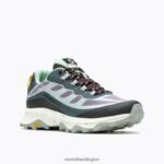 Moab Speed (J500300) Merrell Women 8VV6P815 Shoes Jade/Multi - Image 5