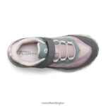 Moab Speed Low A/C Waterproof (MK167235) Merrell Kids 8VV6P1361 Shoes Dusty Pink/Olive - Image 6
