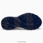 Moab Speed Low Waterproof (MK166215) Merrell Kids 8VV6P1371 Shoes Navy/Multi - Image 5