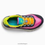 Moab Speed Low Waterproof (MK166215) Merrell Kids 8VV6P1371 Shoes Navy/Multi - Image 6