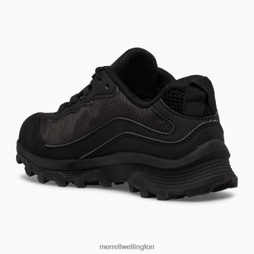 Moab Speed Low Waterproof (MK265866) Merrell Kids 8VV6P1377 Shoes Triple Black - Image 4
