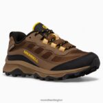 Moab Speed Low Waterproof (MK265941) Merrell Kids 8VV6P1372 Shoes Walnut - Image 3