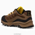 Moab Speed Low Waterproof (MK265941) Merrell Kids 8VV6P1372 Shoes Walnut - Image 4
