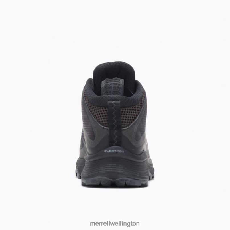 Moab Speed Mid GORE-TEX (J067174) Merrell Women 8VV6P877 Shoes Black/Asphalt - Image 7