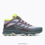 Moab Speed Mid GORE-TEX (J067516) Merrell Women 8VV6P878 Shoes Iris - Image 2