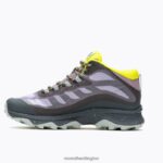 Moab Speed Mid GORE-TEX (J067516) Merrell Women 8VV6P878 Shoes Iris - Image 6