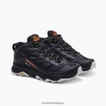 Moab Speed Mid GORE-TEX (J135409) Merrell Men 8VV6P189 Shoes Black - Image 5