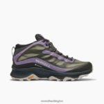 Moab Speed Mid GORE-TEX (J135416) Merrell Women 8VV6P880 Shoes Lichen - Image 2