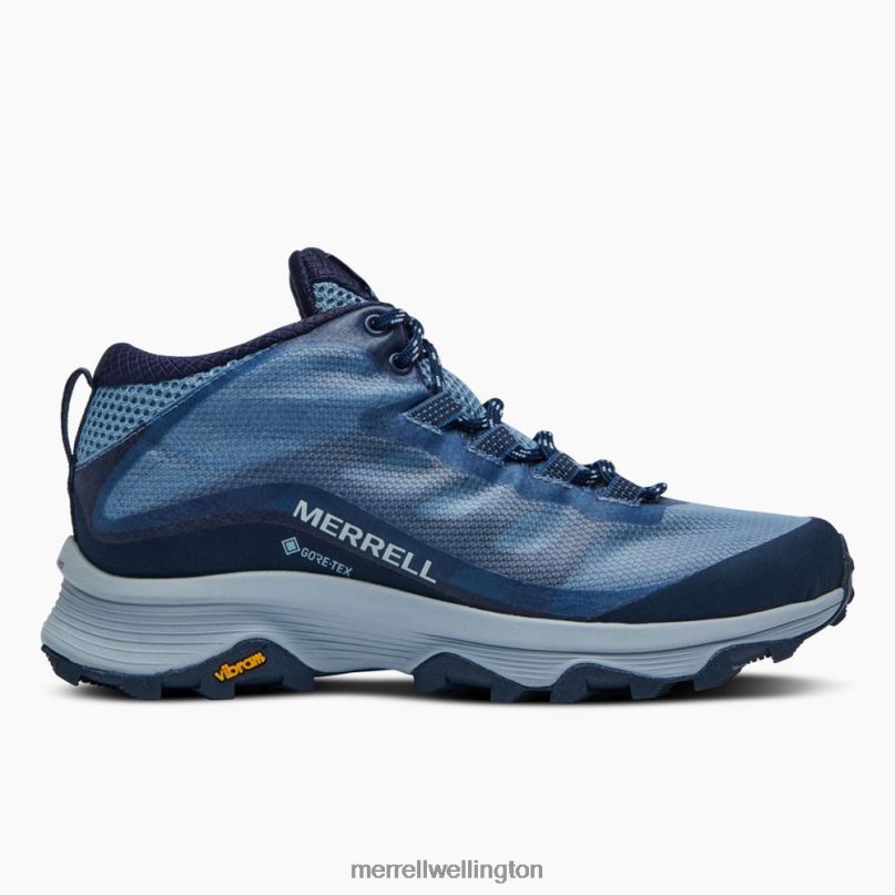 Moab Speed Mid GORE-TEX (J135418) Merrell Women 8VV6P879 Shoes Navy - Image 2