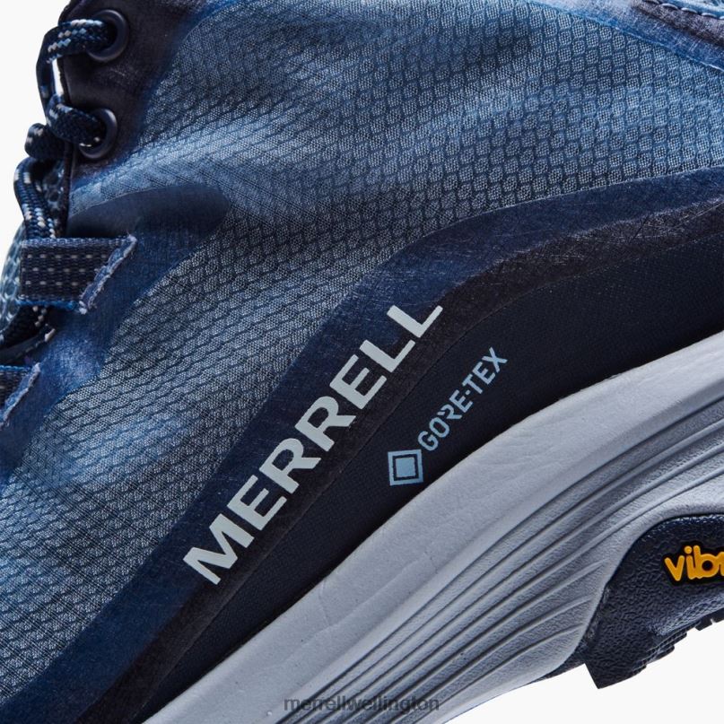 Moab Speed Mid GORE-TEX (J135418) Merrell Women 8VV6P879 Shoes Navy - Image 8