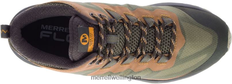 Moab Speed Mid GORE-TEX Wide Width (J135411W) Merrell Men 8VV6P354 Shoes Lichen - Image 4
