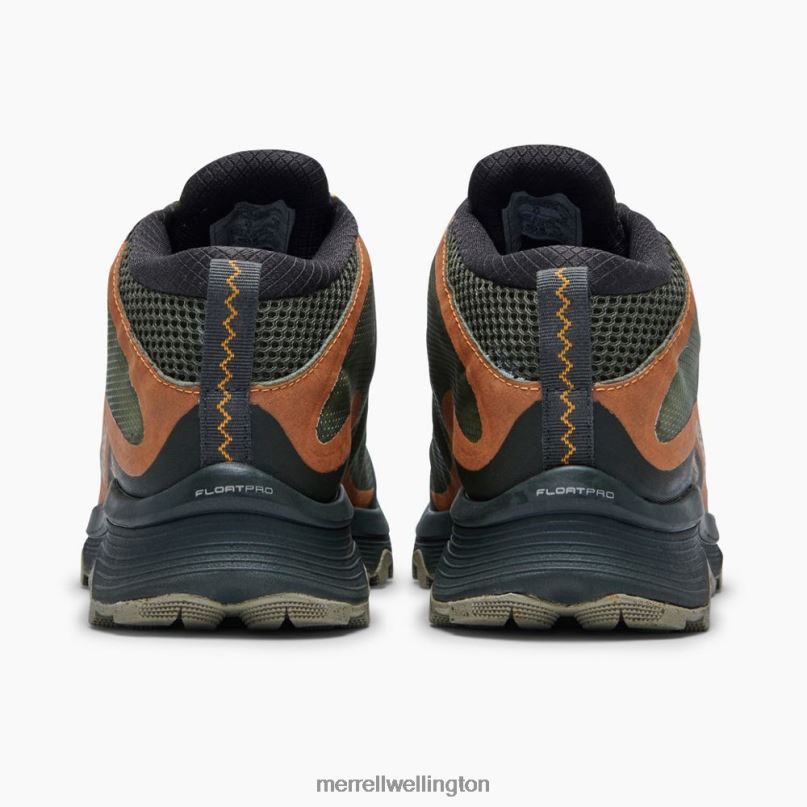 Moab Speed Mid GORE-TEX Wide Width (J135411W) Merrell Men 8VV6P354 Shoes Lichen - Image 7