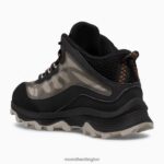 Moab Speed Mid Waterproof (MK265424) Merrell Kids 8VV6P1378 Shoes Black - Image 4