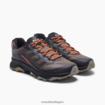 Moab Speed Wide Width (J066779W) Merrell Men 8VV6P751 Shoes Brindle - Image 5