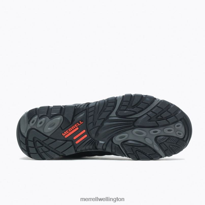 Moab Velocity Mid Waterproof Carbon Fiber Wide Width (J099429W) Merrell Men 8VV6P342 Shoes Black - Image 3