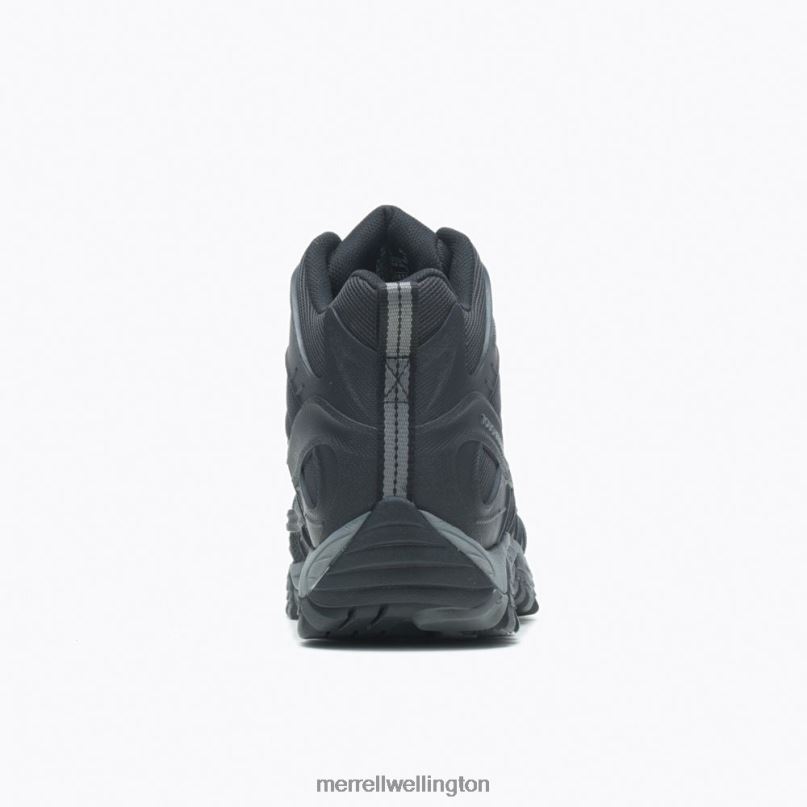 Moab Velocity Mid Waterproof Carbon Fiber Wide Width (J099429W) Merrell Men 8VV6P342 Shoes Black - Image 7