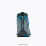 Moab Velocity Mid Waterproof Carbon Fiber Wide Width (J099431W) Merrell Men 8VV6P343 Shoes Castle Rock - Image 7