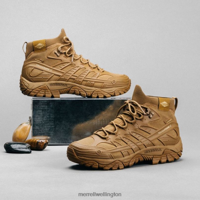 Moab Velocity Tactical Mid Waterproof (J099423) Merrell Men 8VV6P347 Shoes Coyote - Image 3