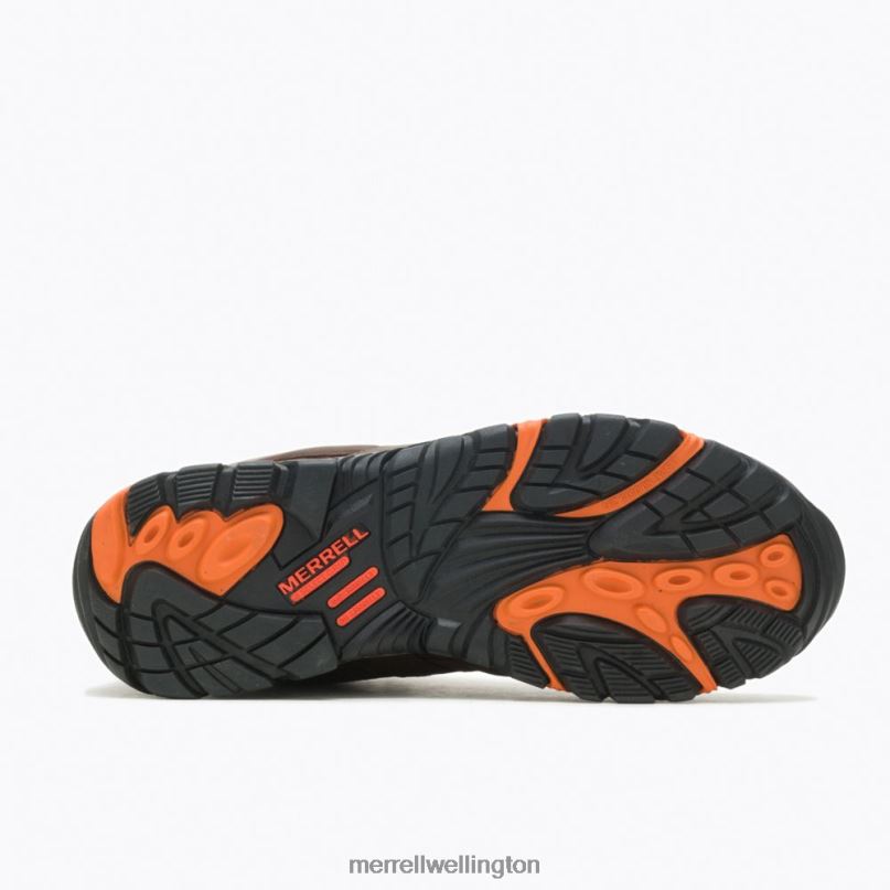 Moab Vertex Mid Waterproof SR Work Boot Wide Width (J31239W) Merrell Men 8VV6P389 Shoes Clay - Image 3