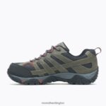 Moab Vertex Vent Comp Toe Work Shoe (J11121) Merrell Men 8VV6P370 Shoes Pewter - Image 6