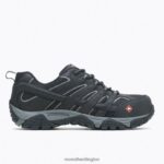 Moab Vertex Vent Comp Toe Work Shoe (J36461) Merrell Men 8VV6P371 Shoes Black - Image 2