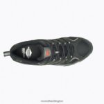 Moab Vertex Vent Comp Toe Work Shoe (J36461) Merrell Men 8VV6P371 Shoes Black - Image 4