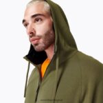 Momentum Hoody (JMS26762-326) Merrell Men 8VV6P159 Clothes Dusty Olive - Image 5