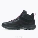 MQM 3 Mid GORE-TEX (J135520) Merrell Women 8VV6P1165 Shoes Black/Fuchsia - Image 6