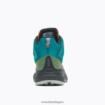 MQM 3 Mid GORE-TEX (J135528) Merrell Women 8VV6P1167 Shoes Tangerine/Teal - Image 6