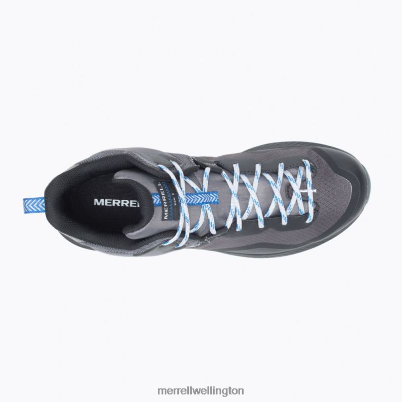 MQM 3 Mid GORE-TEX (J135573) Merrell Men 8VV6P80 Shoes Rock/Blue - Image 4