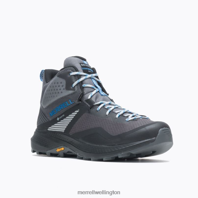 MQM 3 Mid GORE-TEX (J135573) Merrell Men 8VV6P80 Shoes Rock/Blue - Image 5