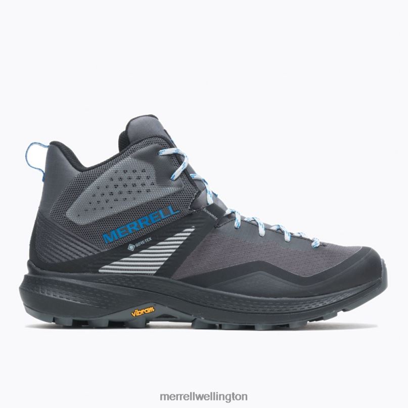 MQM 3 Mid GORE-TEX (J135573) Merrell Men 8VV6P80 Shoes Rock/Blue - Image 1