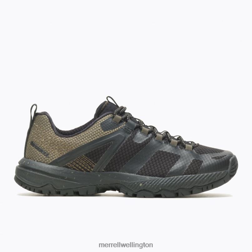 MQM Ace Tec 1TRL (J005732) Merrell Women 8VV6P1154 Shoes Black/Olive - Image 1