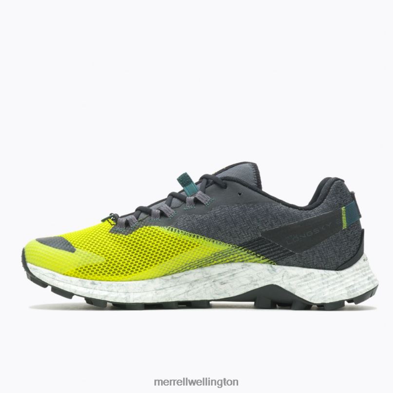 MTL Long Sky 2 (J067367) Merrell Men 8VV6P3 Shoes Hi Viz/Jade - Image 6