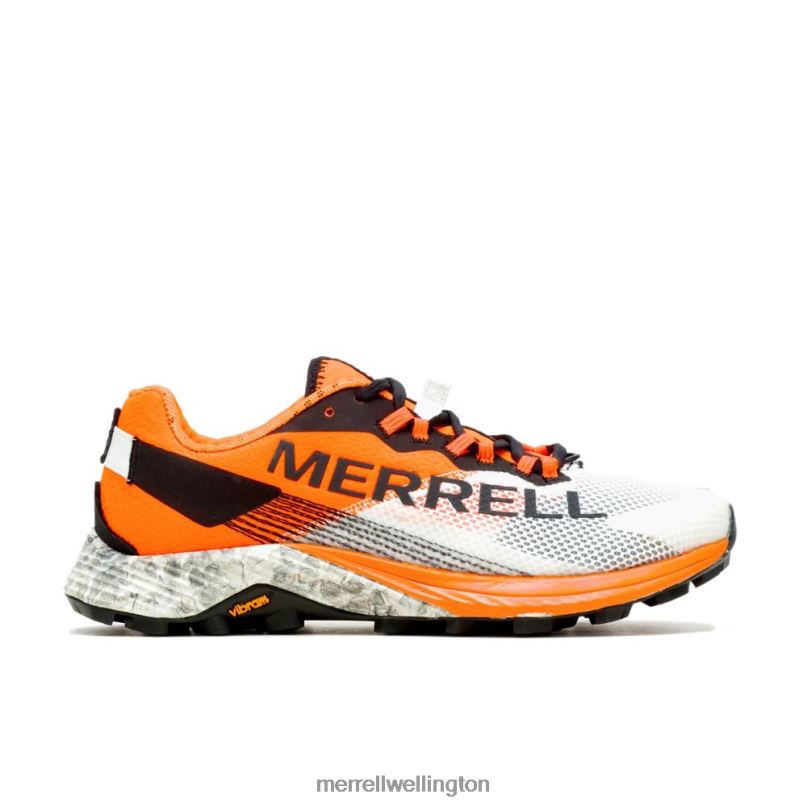MTL Long Sky 2 (J067567) Merrell Men 8VV6P6 Shoes White/Orange - Image 2