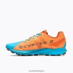 MTL Skyfire 2 (J067769) Merrell Men 8VV6P2 Shoes Tahoe/Tangerine - Image 6