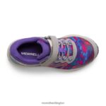 Nova 2 Sneaker (MK166239) Merrell Kids 8VV6P784 Shoes Grey/Multi - Image 6