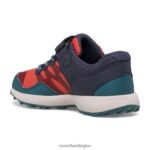 Nova 2 Sneaker (MK166240) Merrell Kids 8VV6P786 Shoes Navy/Coral - Image 4
