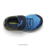 Nova 3 Jr (ML266789) Merrell Kids 8VV6P1353 Shoes Blue - Image 6