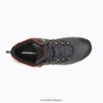 Nova 3 Mid GORE-TEX (J067615) Merrell Men 8VV6P42 Shoes Black/Tangerine - Image 4