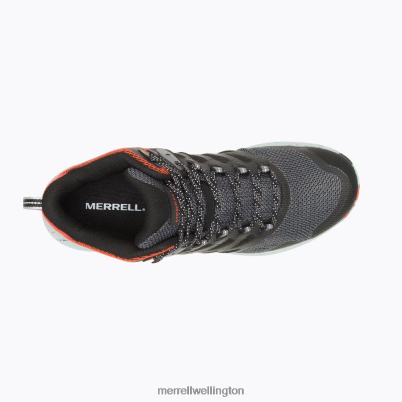 Nova 3 Mid GORE-TEX (J067615) Merrell Men 8VV6P42 Shoes Black/Tangerine - Image 4