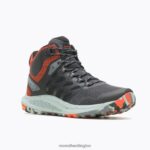 Nova 3 Mid GORE-TEX (J067615) Merrell Men 8VV6P42 Shoes Black/Tangerine - Image 5