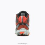 Nova 3 Mid GORE-TEX (J067615) Merrell Men 8VV6P42 Shoes Black/Tangerine - Image 7