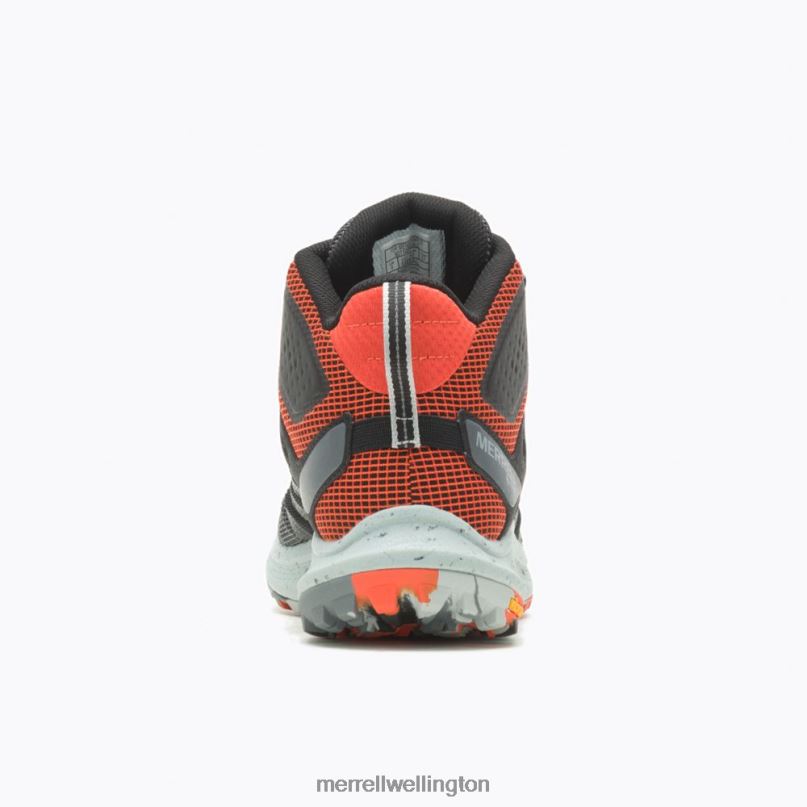 Nova 3 Mid GORE-TEX (J067615) Merrell Men 8VV6P42 Shoes Black/Tangerine - Image 7