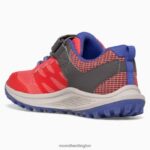 Nova 3 Sneaker (MK166787) Merrell Kids 8VV6P1358 Shoes Lava - Image 4