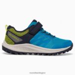 Nova 3 Sneaker (MK266784) Merrell Kids 8VV6P1357 Shoes Blue