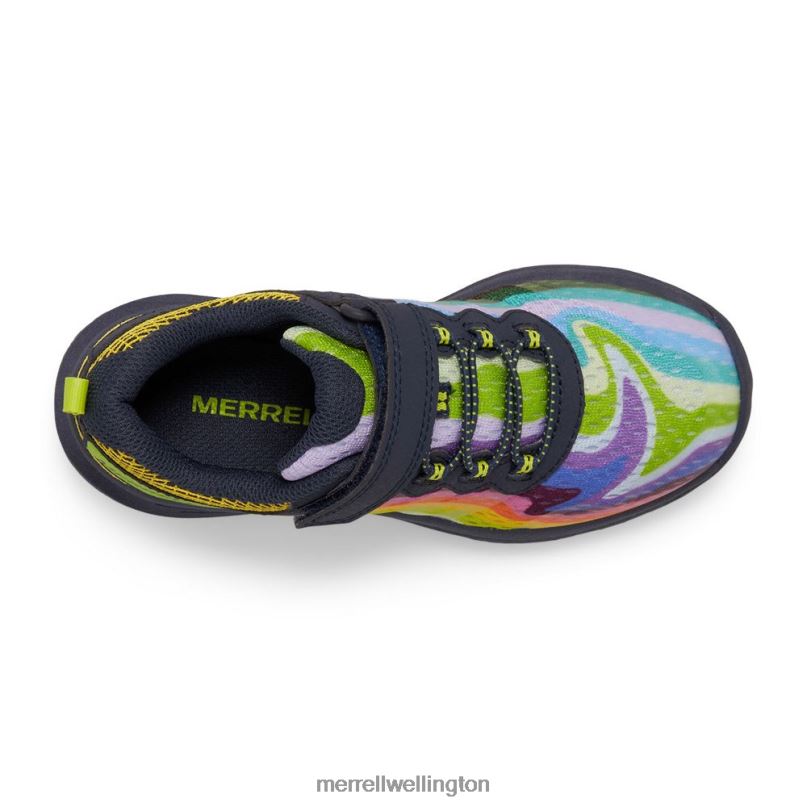 Nova 3 Sneaker (MK266786) Merrell Kids 8VV6P1360 Shoes Rainbow Mountains 4 - Image 6